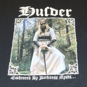 HULDER - EMBRACED BY DARKNESS MYSTS...(ALBUM) SHIRT - MENS SIZE 2XL